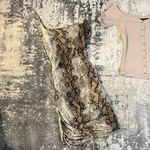 Snake skin dress